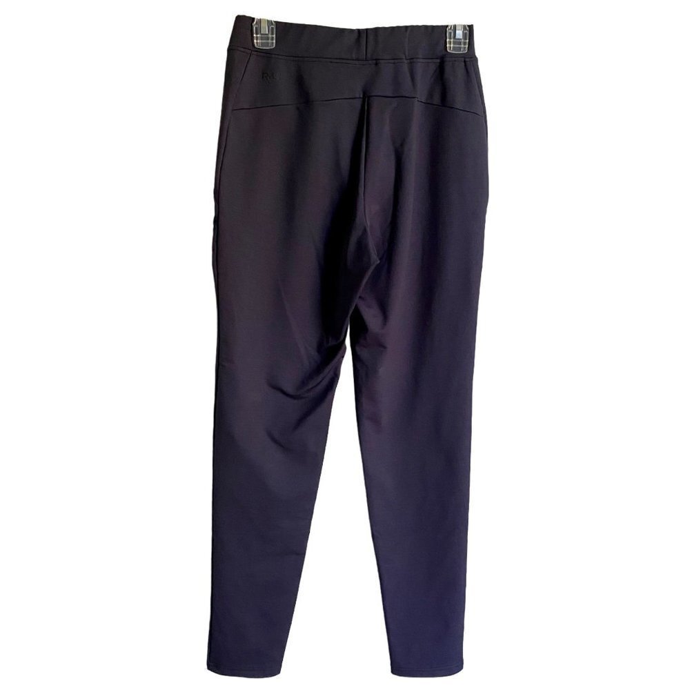 RYU Athletic Pants with Zippered Pockets Drawstring Waist Navy Women's Small
